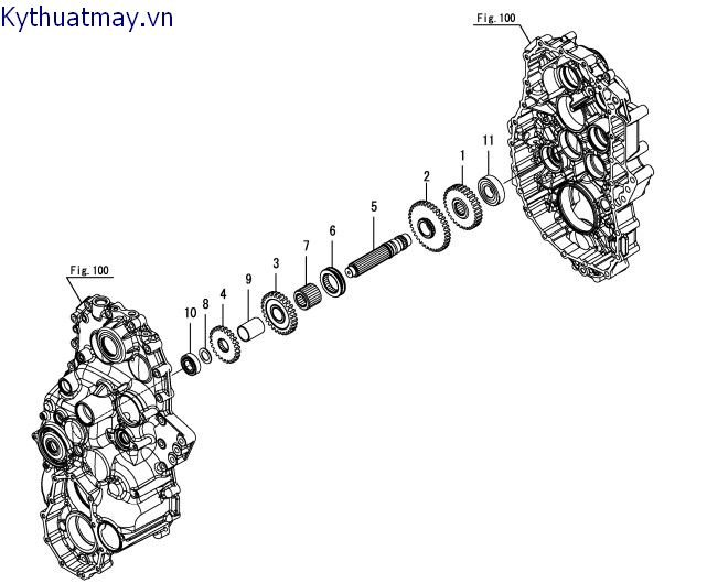 Trục truyền động di chuyển số 3